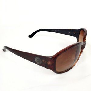 Oversized Brown Tortoise Oval Shades Brown Polarized Lens Sunglasses ES1223